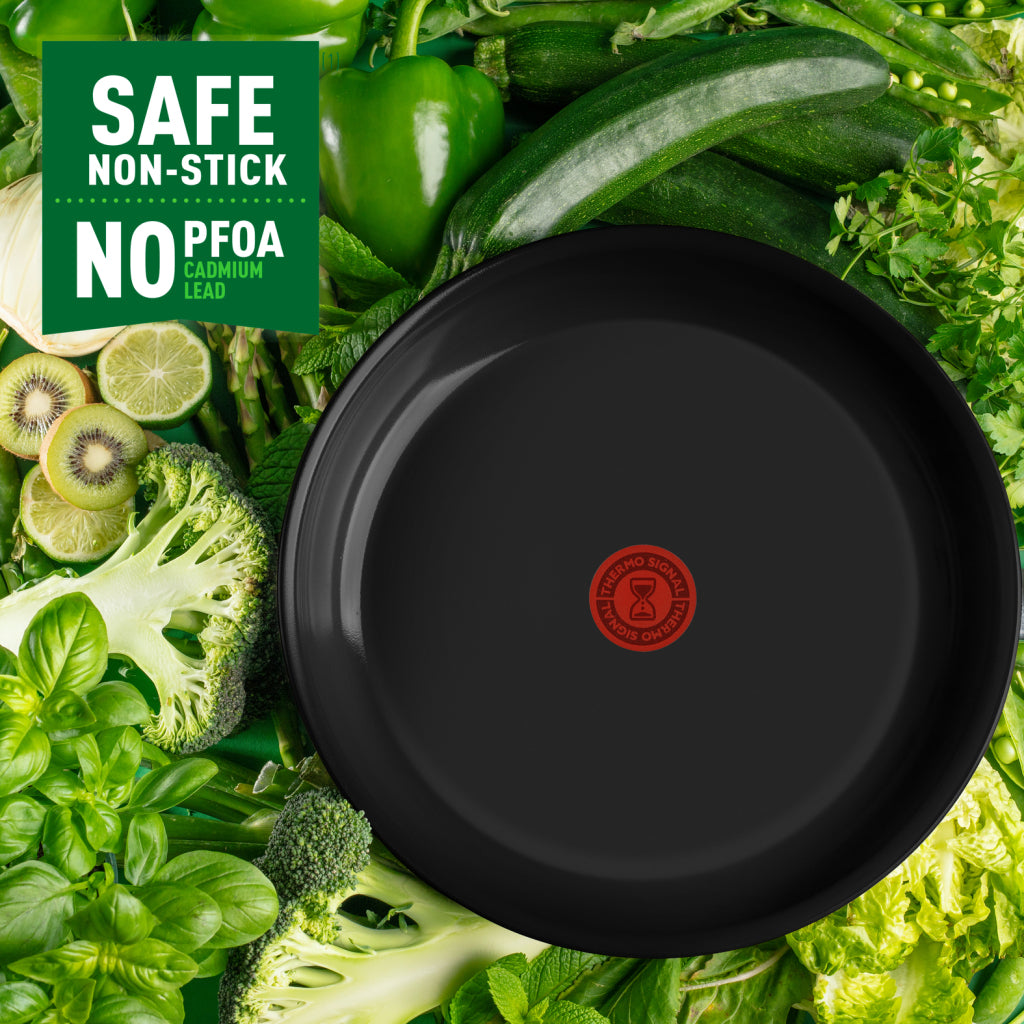 Tefal utensilios de cocina Tefal Renovar la sartén negra de 20 cm Negro