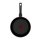 Tefal Käch Tefal Renew schwaarz frittéiert Pan 24 cm Schwaarz