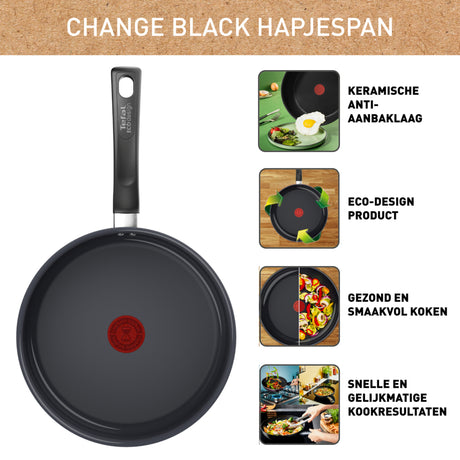 Tefal change poêle noire 24cm