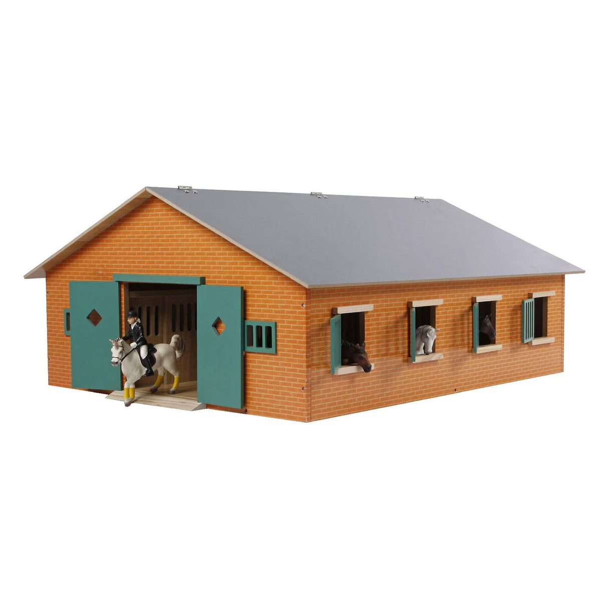 Écurie pour enfants globe avec 7 boxes, 1:24