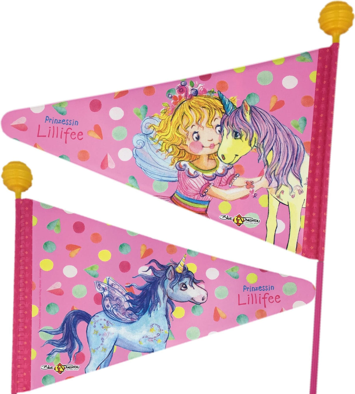 Drapeau de sécurité de mode vélo princesse Lilifee
