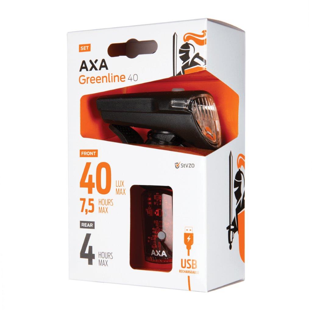 Axa Lighting Set Greenline USB 1 LED OFF OFF 40 LUX