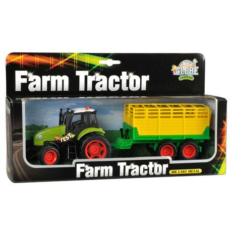 Tracteur globe pour enfants avec son lumineux de remorque 1:32