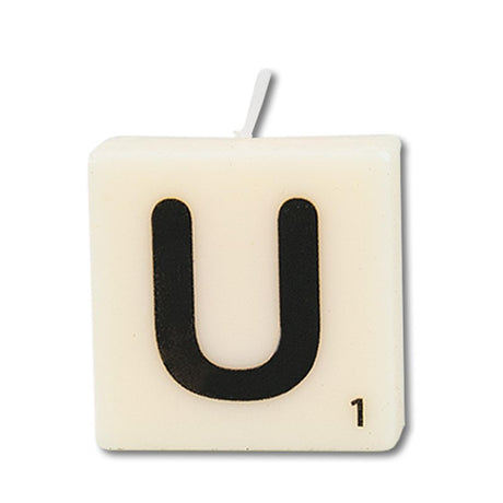 Paperdreams bougie lettre u, 4 pcs.