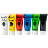 Creativ Company Paint acrylique pour Kidneren Glossy Standard Colors, 6x20ml