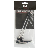 Novatec jeu de fixations rapides aluminium noir