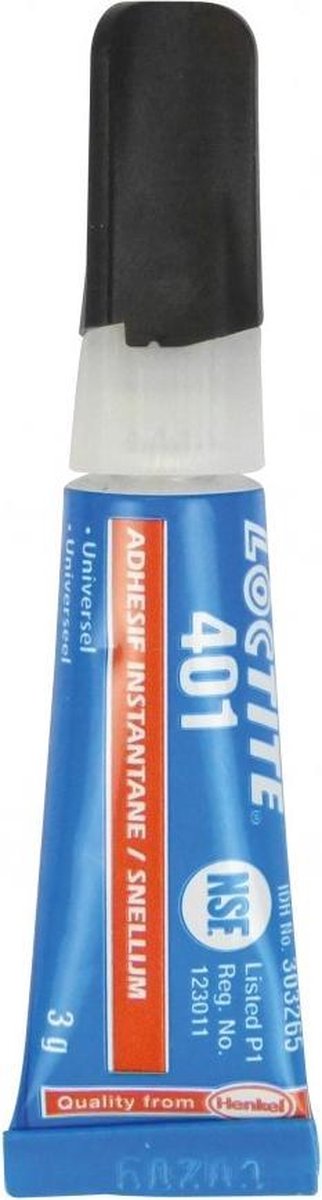 Super colle Loctite 401 bleue 3 grammes