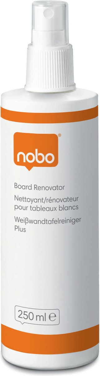 Nettoyant pour tableau blanc rénovateur Nobo - Flacon pulvérisateur 250 ml