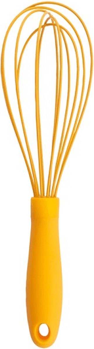 Fouet en silicone Dotz - jaune moutarde - 28 cm
