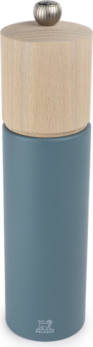 Moulin à poivre boréal Peugeot 21 cm - bleu ciel - bois de hêtre