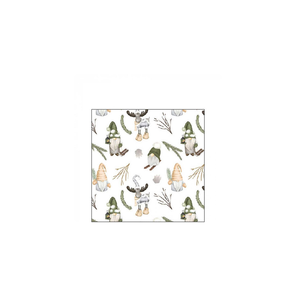 Serviettes Ambiente 25cm nains des forêts