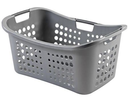 Curver victor panier à linge ergo 50 litres argent 24x39x59cm