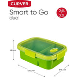 Curver Smart To Go Duo Lunchbox 0.6+0.3L