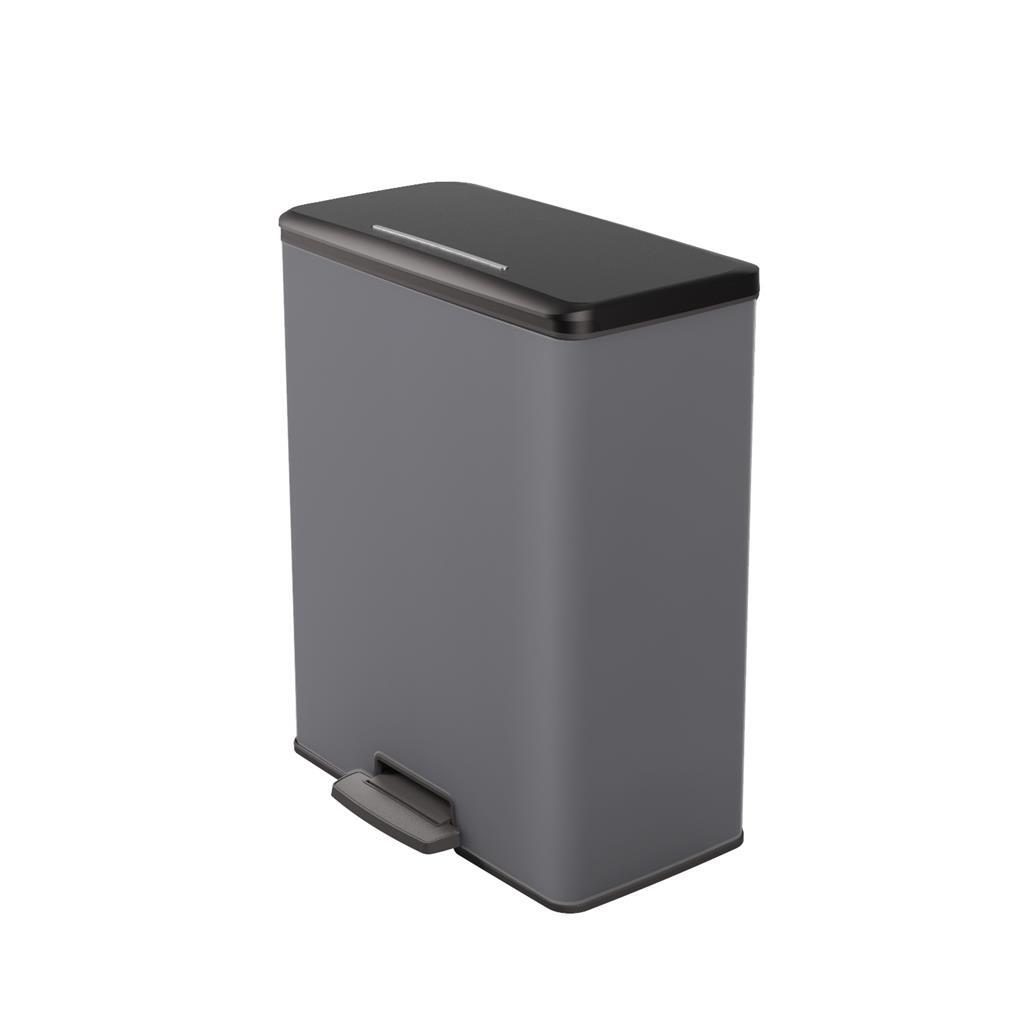 Curver Decobin Pedal Bin 65L Grey Cool