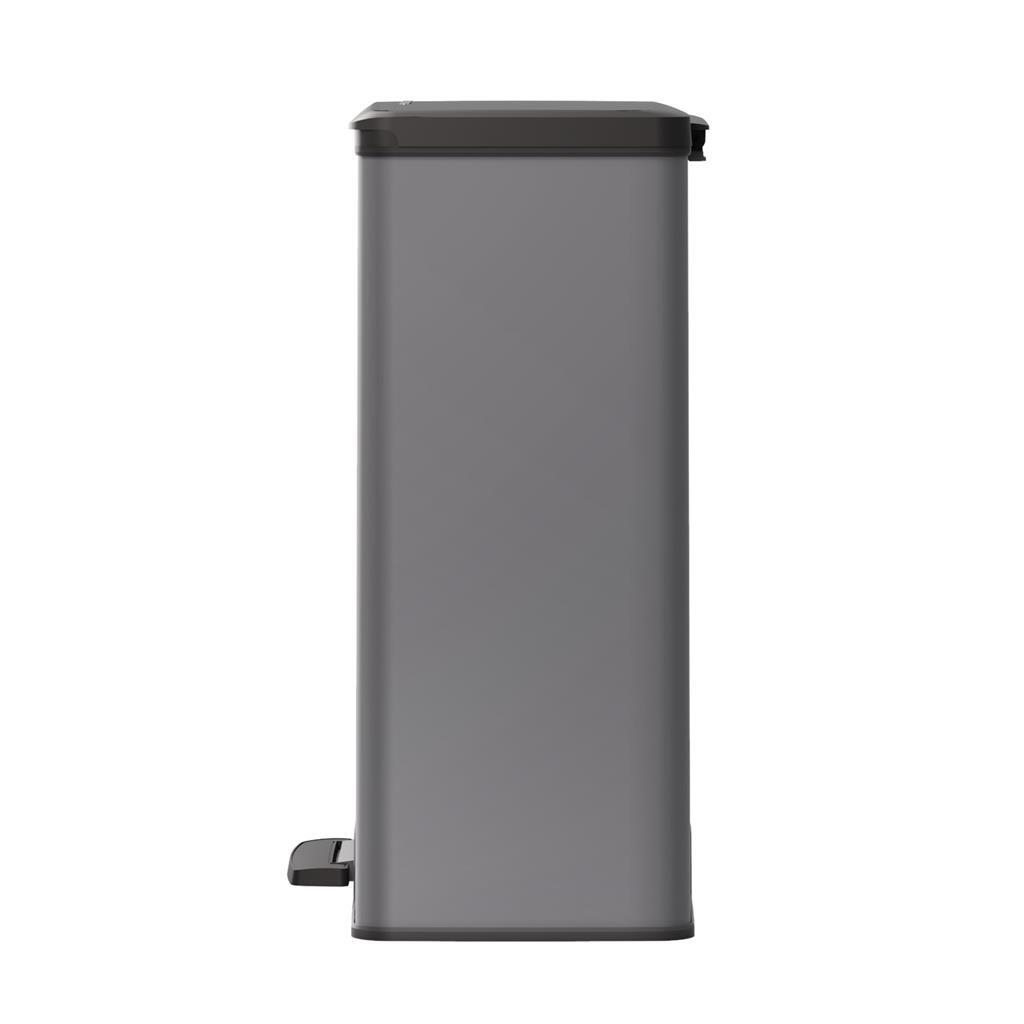 Poubelle à pédale Curver Decobin 65l gris froid