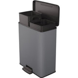 Curver Decobin Duo Trash Bin 26+26L Cool Gray