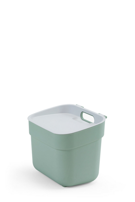 Curver poubelle prête à collecter - déchets organiques - 5l vert gris clair