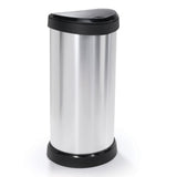 Curver curver pedal bin deco ovaal 40 l silver färgad