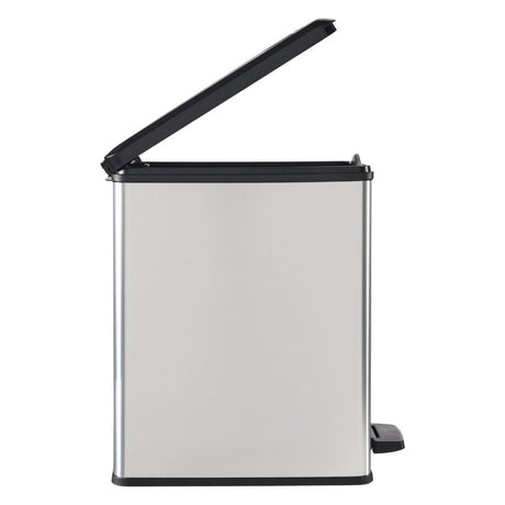 CURVER CURVER DECLOBIN SLIM PEDAL BIN 25L METALLIC Schwaarz