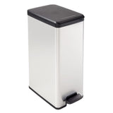 Curver curver pedal bin deco smal 40 l silver färgad