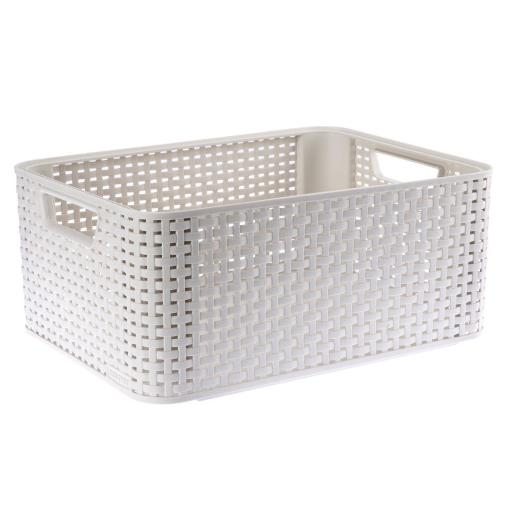 Storage Storage Basket Style Curver 18L White