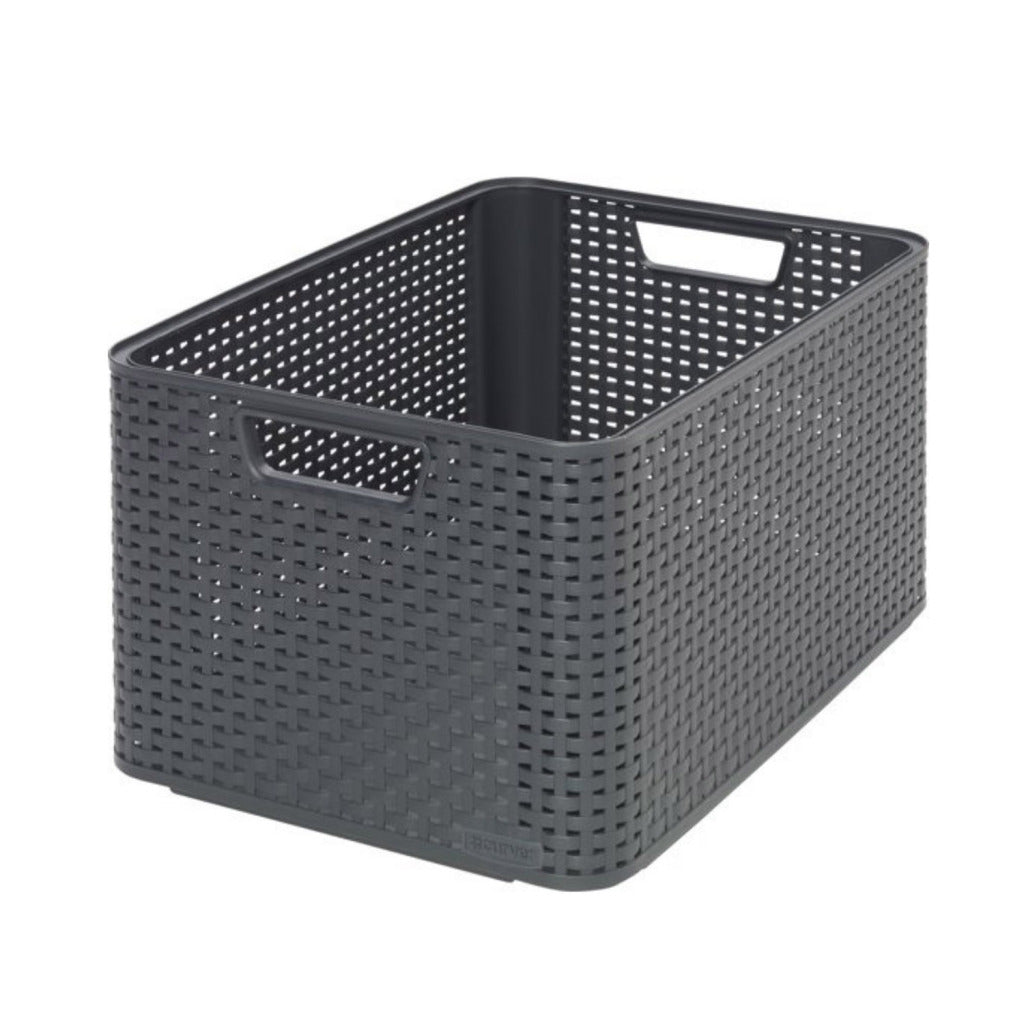 Cesta de almacenamiento de estilo Curver 30l Anthracite