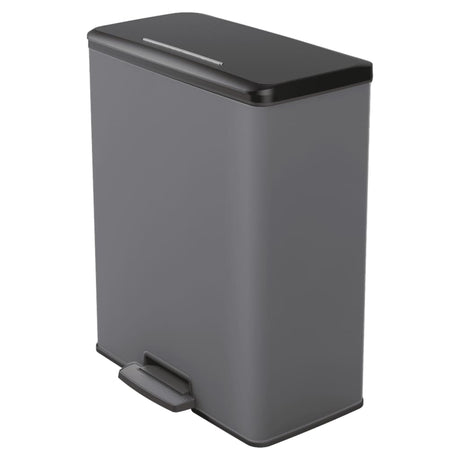 Curver curver pedal bin deco duo 26+26 l kylande grå