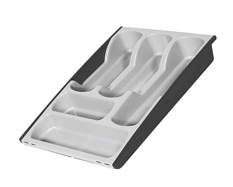 Range-couverts argenté réglable Curver 5 à 7 compartiments<br>