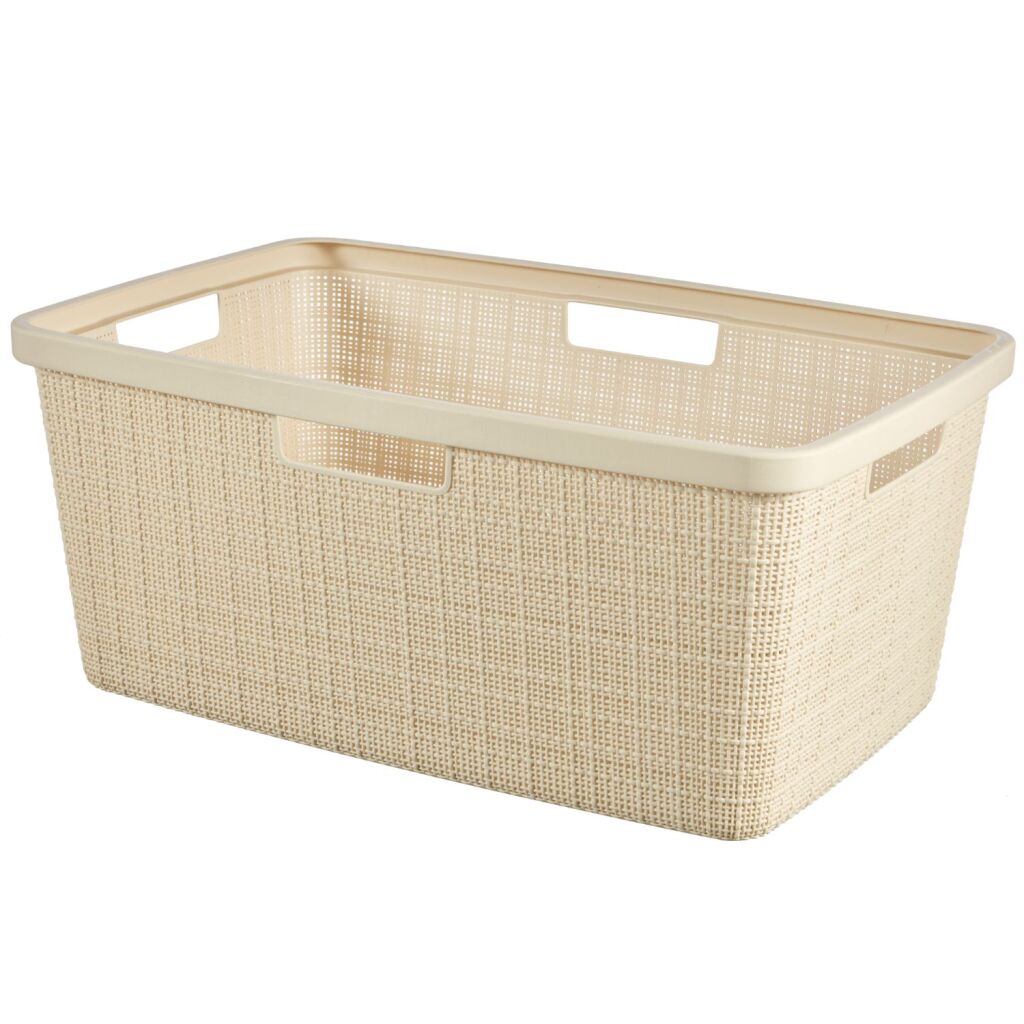 Curver curver wasmand jute-look 46l cr egrave;me