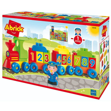 Lettres et chiffres de la locomotive écoiffier Abrick