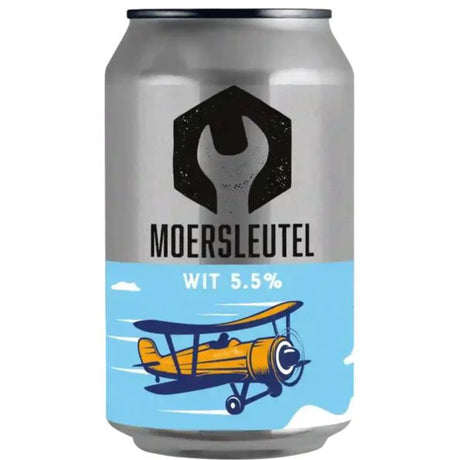 Moersleutel wit blik (12x 33 cl)
