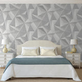 Fond d'écran du papier mural hollandais onyx gris clair