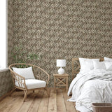 Papier peint de couverture murale hollandaise galactique brun et blanc
