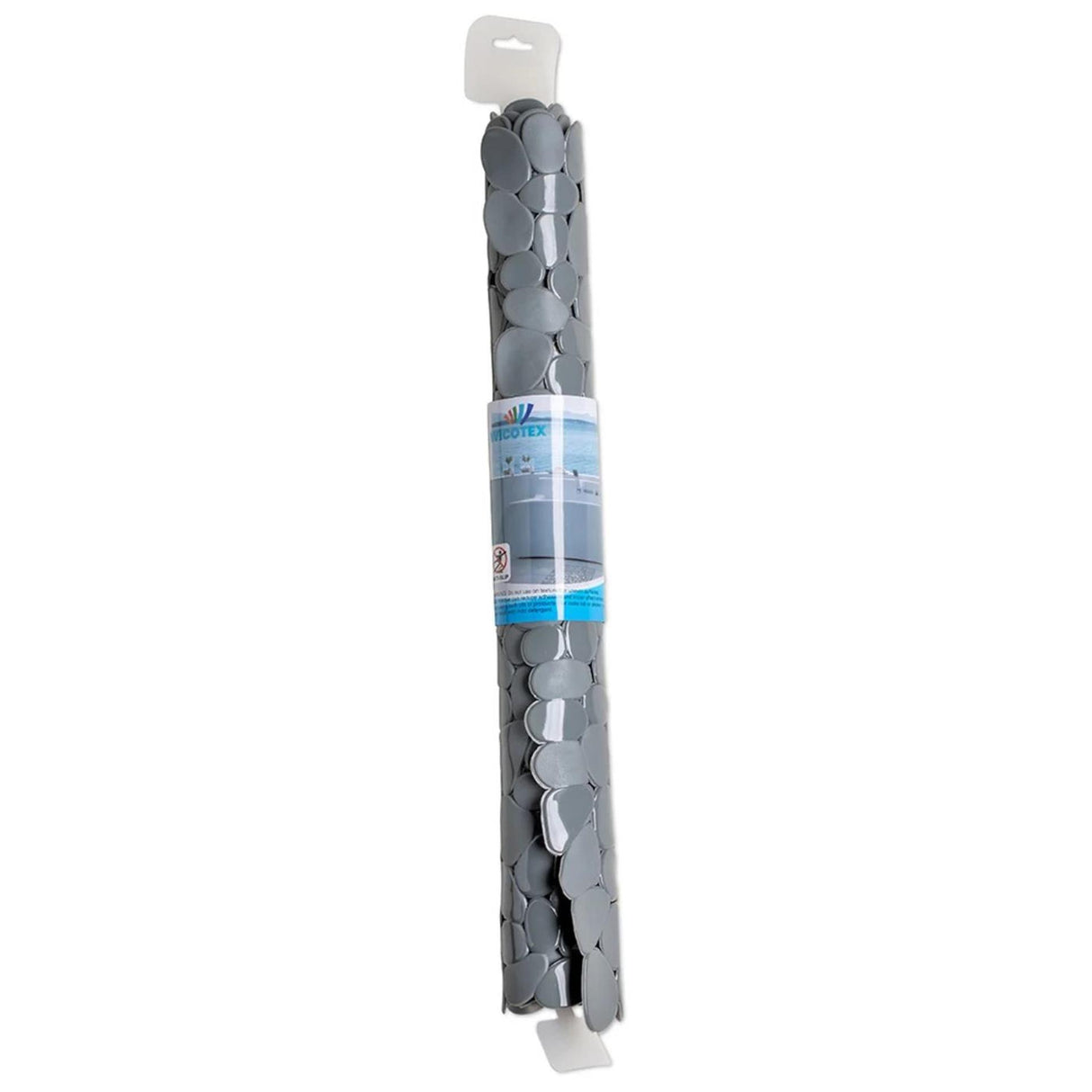 Wicotex tapis de douche pierres antidérapantes 53x53cm gris