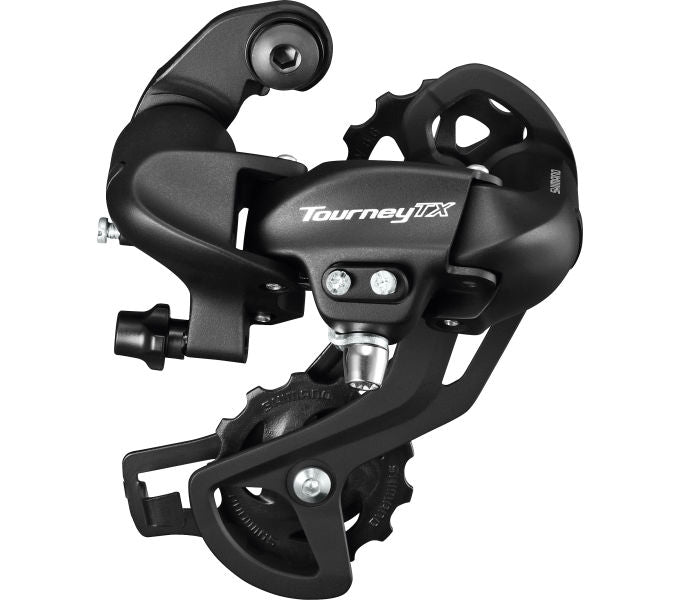 Shimano Achterdailleur 7 8-stopenjski turnir TX800 s Pad Mount Black (embalaža delavnic)