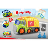 Camion poubelle Kiddygo avec lumière et son 19,5 cm