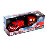 Brigade de pompiers du transporteur Kids Globe VW avec remorque