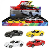 Welly voiture moulé sous pression porsche 911 carrera s 4 assortis | 12 pièces
