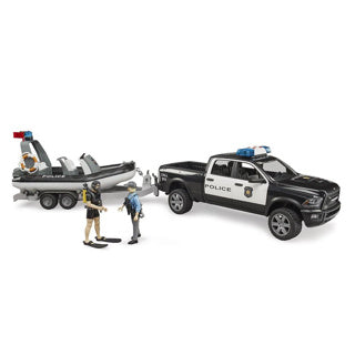 Bruder 2507 voiture Dodge Ram police son et lumière