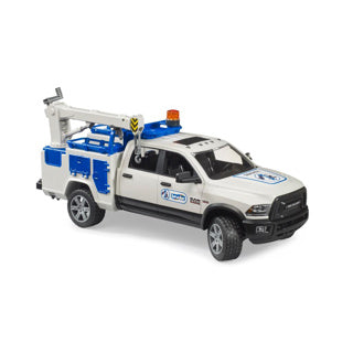Pick-up Bruder Dodge Ram 2500 avec grue et feu clignotant