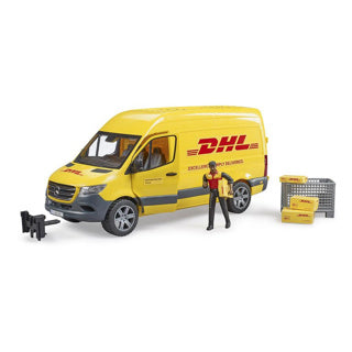 Bruder MB Sprinter DHL avec modèle de véhicule avec chauffeur (02671)