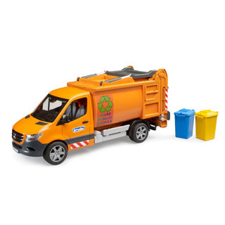 Camion poubelle Bruder Mercedes Sprinter avec 2 conteneurs