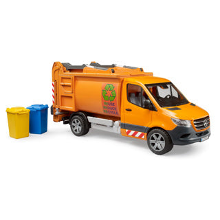 Camion poubelle Bruder Mercedes Sprinter avec 2 conteneurs