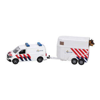 Police de transporteur Kids Globe VW avec remorque à cheval
