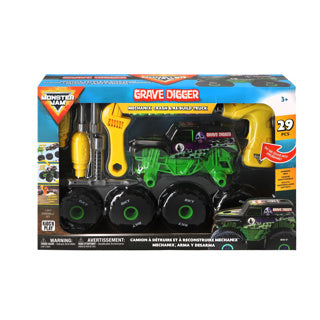 Hot Wheels Monster Jam Mechanix 1:18 construire et reconstruire un fossoyeur
