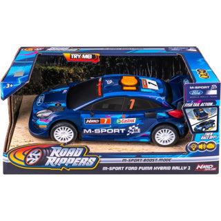 Nikko m-sport boost mode ford puma rally jouet voiture 25 cm - son léger - effet dérive - à partir de 3 ans