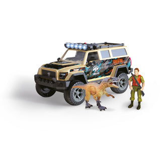 Dino base Dinobase car véhicule tout terrain avec dinosaure et lumière et son