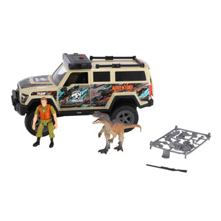 Dino base Dinobase car véhicule tout terrain avec dinosaure et lumière et son