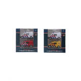 Véhicule de service d'urgence moulé sous pression Rapid Wheels 2 pièces assorties