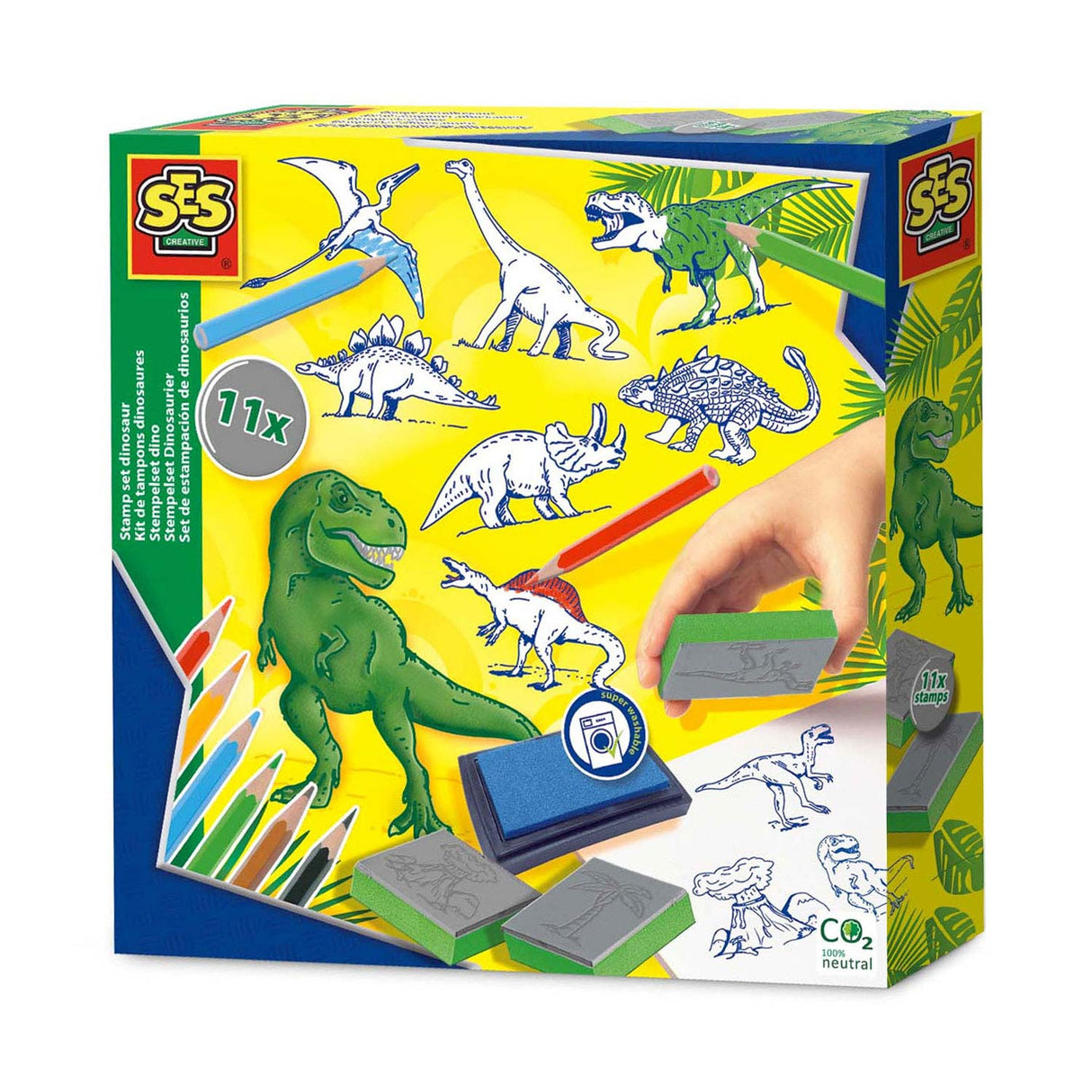 SES Stamp set Dino